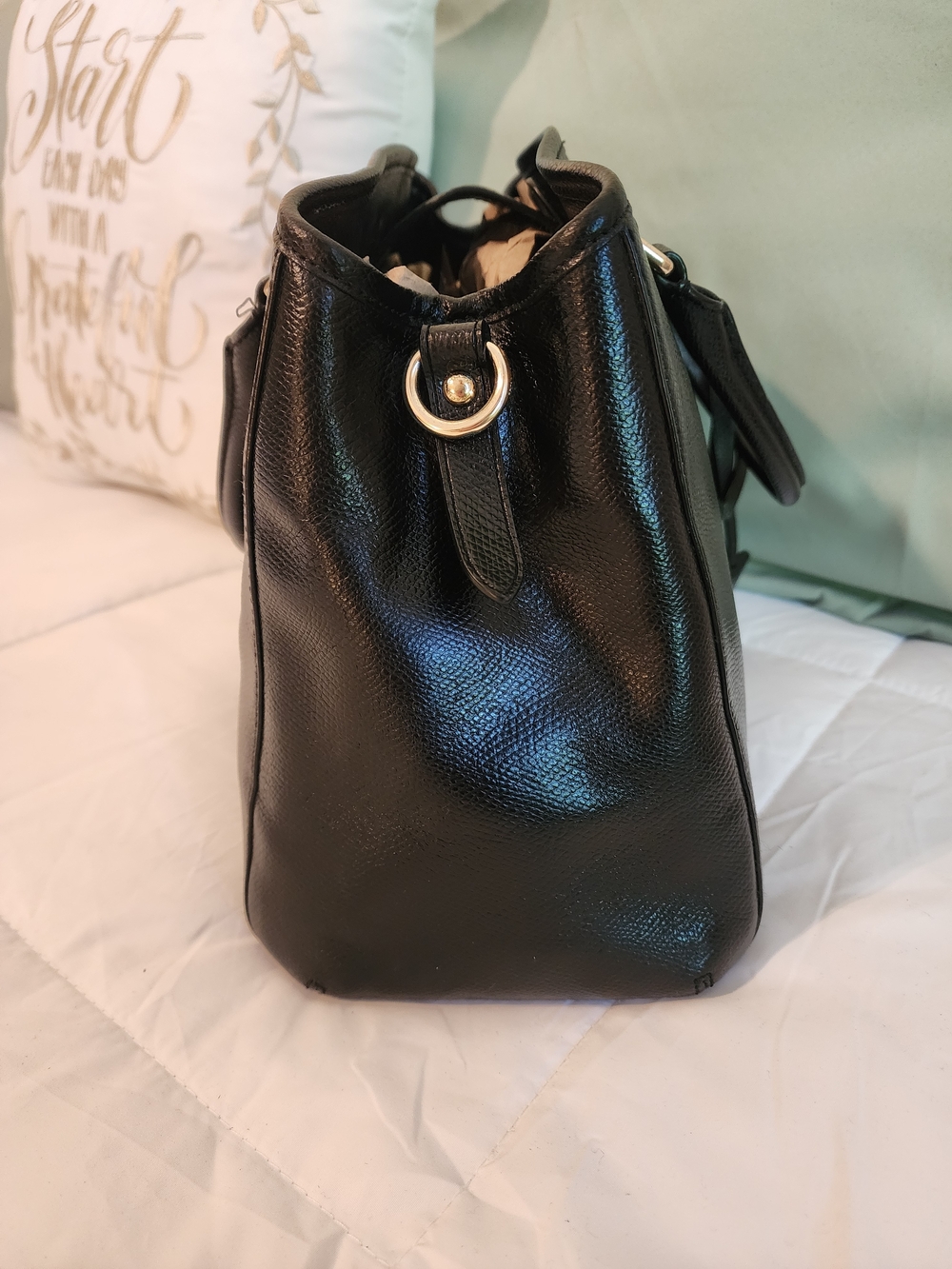 Coach Small Margot Carryall Satchel with Gold Hardware and Detachable Strap - Picture 5 of 11